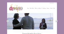 Desktop Screenshot of ceremoniesforthesoul.com